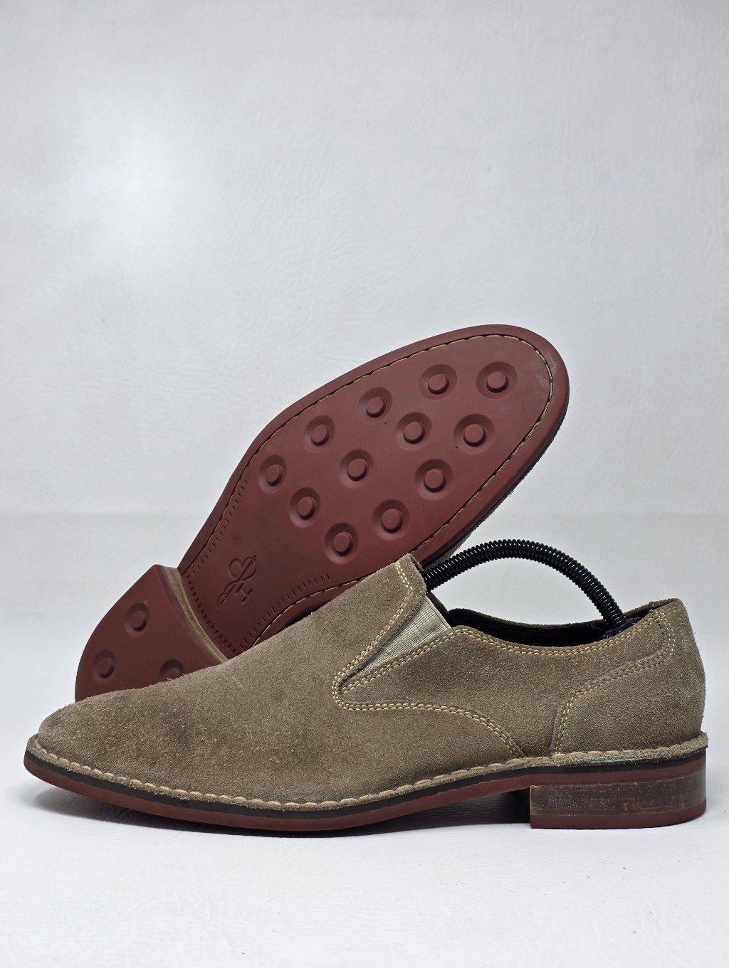 Cole Haan Air Men’s Size 9.5 M Brown Tumbled Leather Slip On Loafer C11856